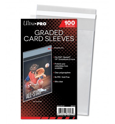 ULTRA PRO Graded Card Sleeves Resealable (100-ne pakk)
